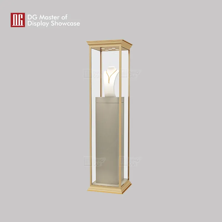 Luxurious Glass Jewelry Showcase【Free Standing】 4