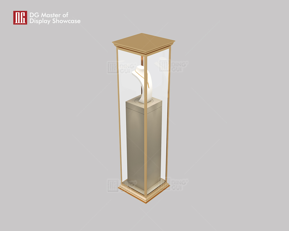 Luxurious Glass Jewelry Showcase【Free Standing】 8