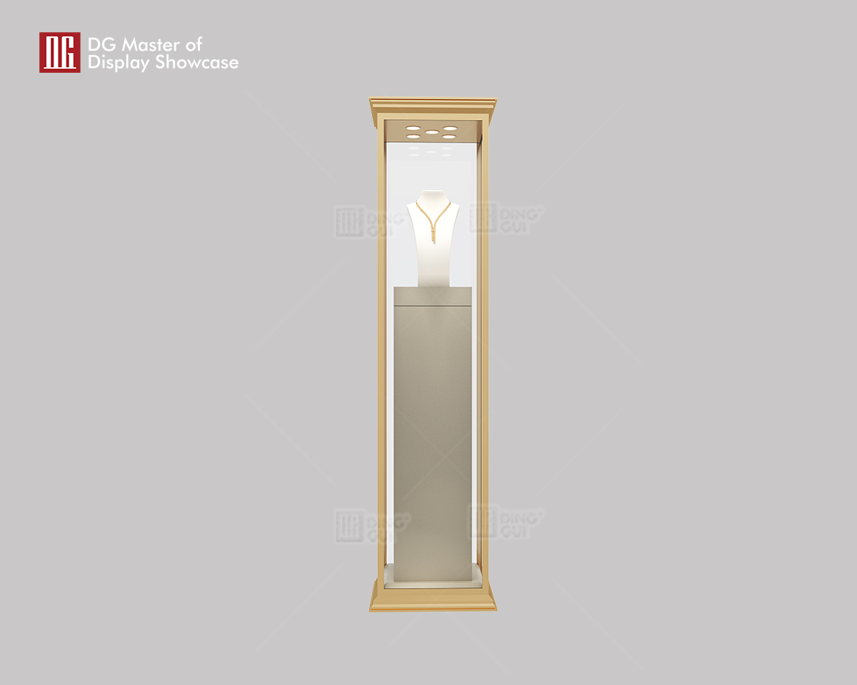 Luxurious Glass Jewelry Showcase【Free Standing】 6