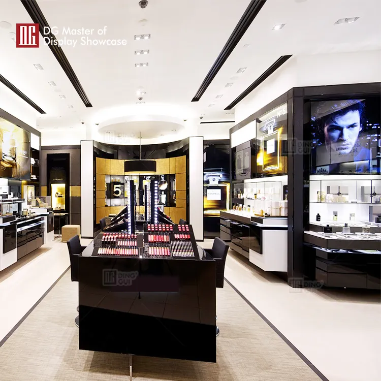 Custom perfume table display wholesale Manufacturer | DG Display Showcase 4