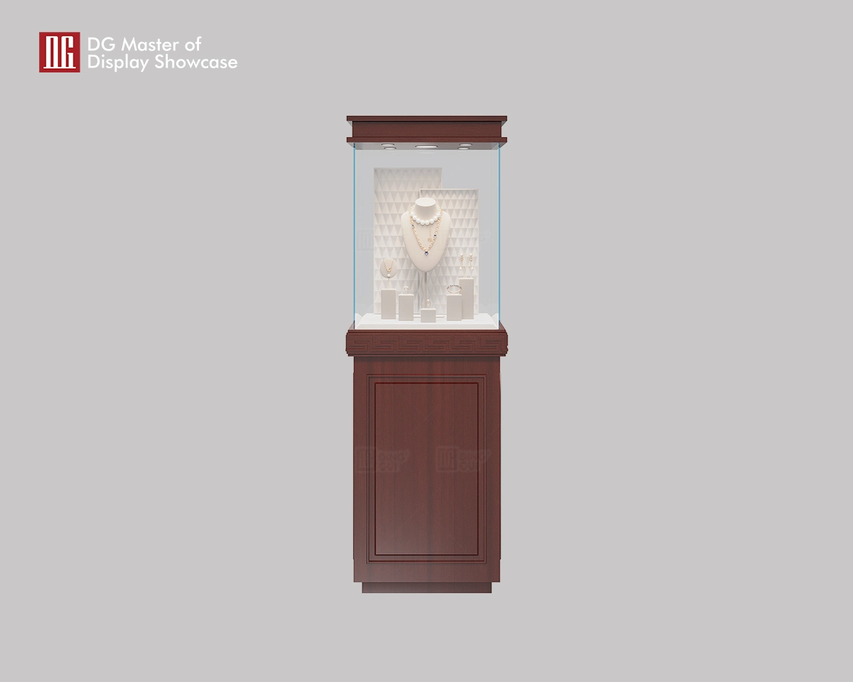 DG Exquisite Design High-End Elegant upright Jewelry Display Showcase 1