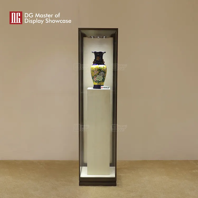 Professional upright glass display cabinet wholesale | DG Display Showcase 4