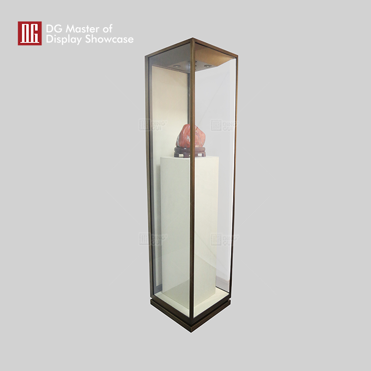 luxury upright glass display cabinet factory | DG Display Showcase 7