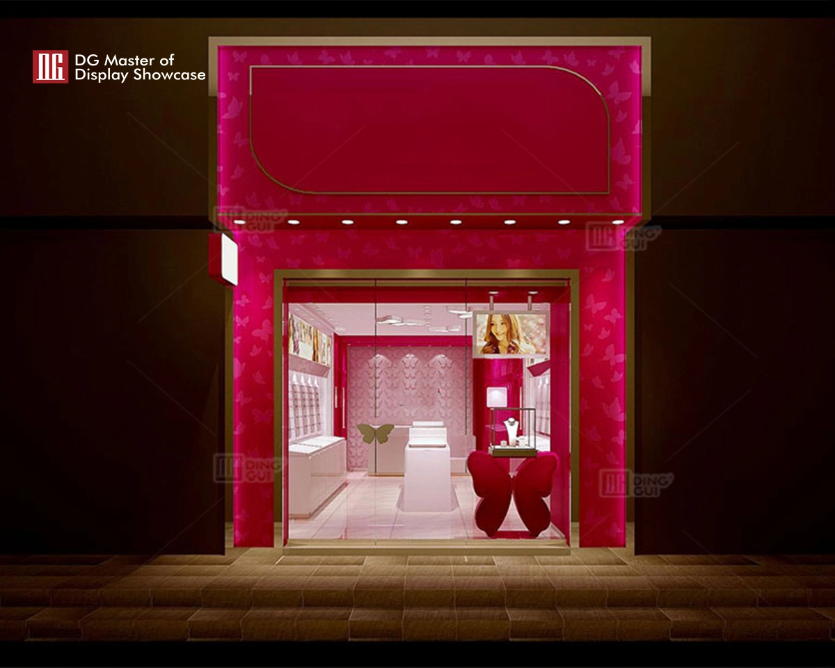 DG Showcase Luxury High End Cosmetic Showcase Store Display Design Factory Supply 1