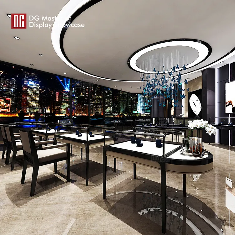 High-End Jewelry Watch Showcase with Electronic Lock & Ample Space 2