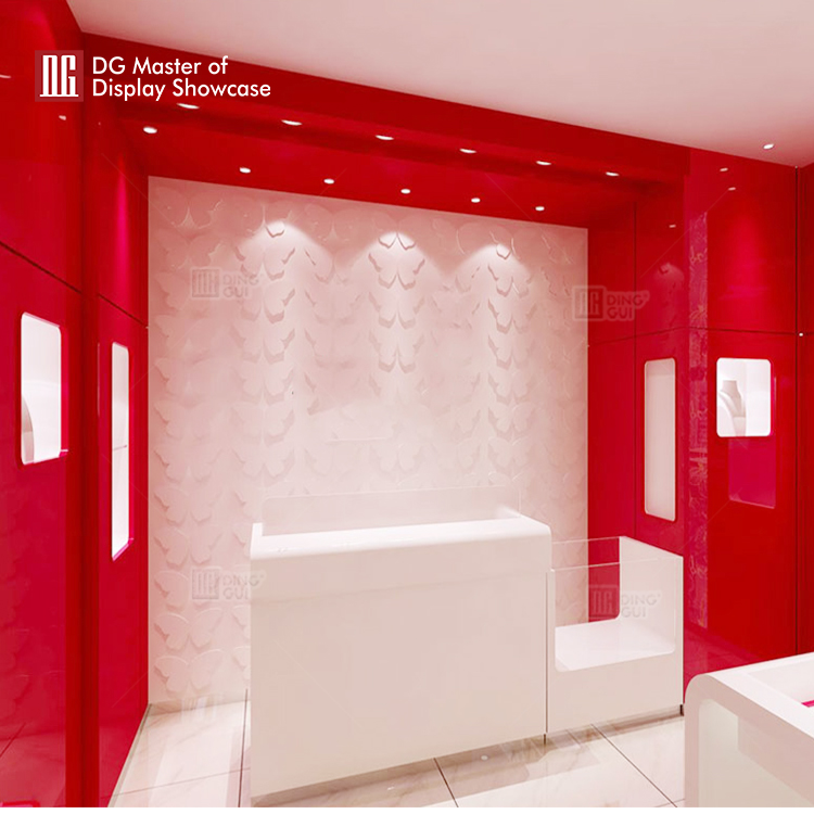 DG Showcase Luxury High End Cosmetic Showcase Store Display Design Factory Supply 9