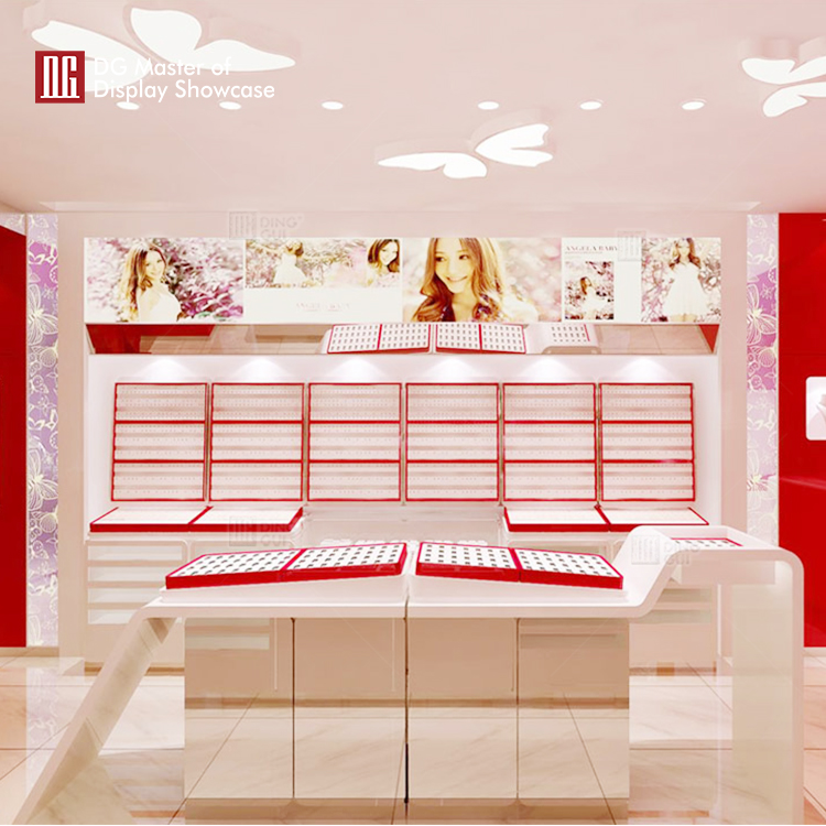 DG Showcase Luxury High End Cosmetic Showcase Store Display Design Factory Supply 7