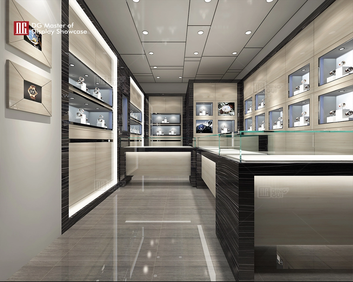 DG showcase high-end luxury watch display cabinet showcase customized manufacturer 1
