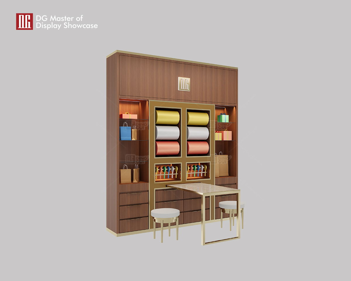 DG modern elegant VIP jewelry watch wall showcase 7