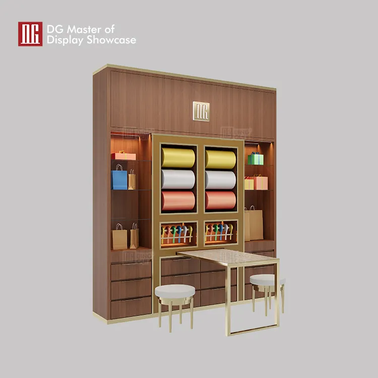 custom tall black display cabinet factory | DG Display Showcase 2