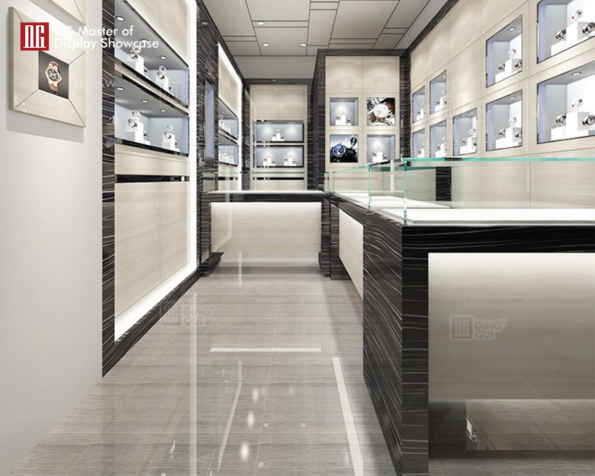personalized Watch Showcase company design solution | DG Display Showcase 6