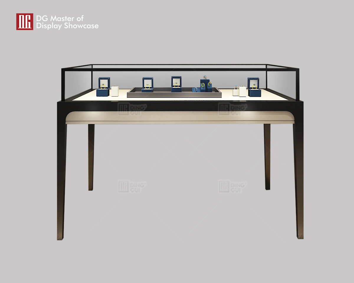 DG Showcase Brugerdefineret Luksus Smykker Ur Display Showcase Butiksdekoration 1