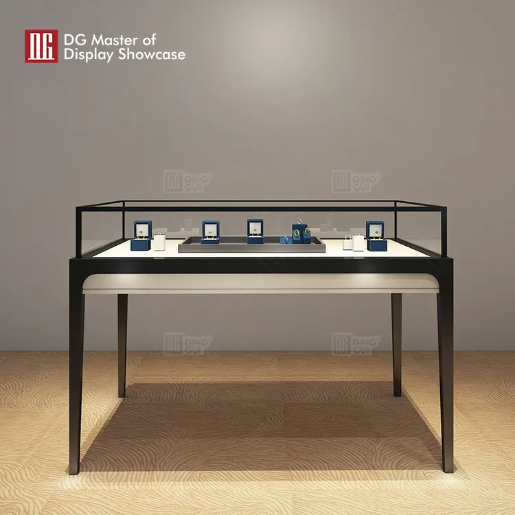 Luxury Jewelry Watch Display Showcase - Front Locking Glass Display Case 2