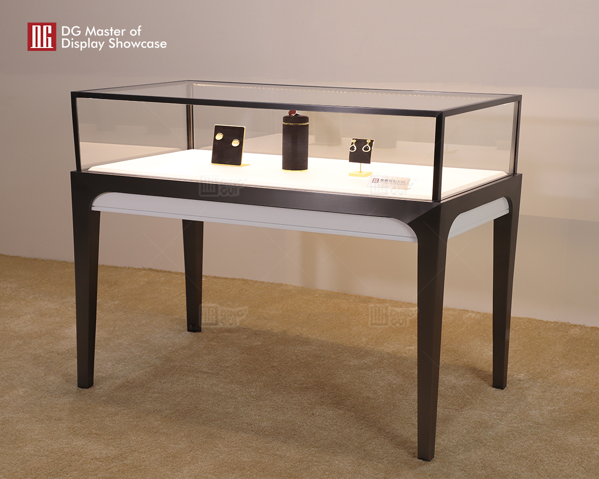 DG Showcase Brugerdefineret Luksus Smykker Ur Display Showcase Butiksdekoration 10