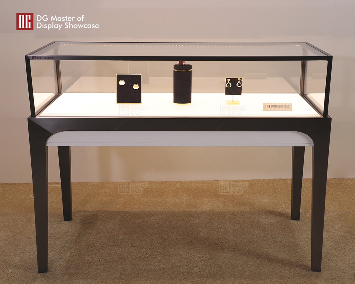 DG Showcase Brugerdefineret Luksus Smykker Ur Display Showcase Butiksdekoration 9