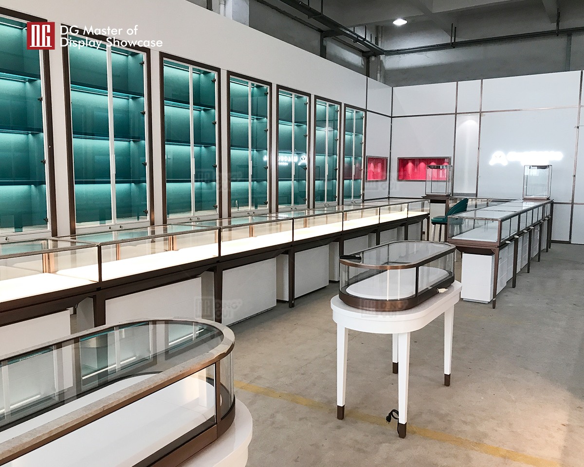 DG Showcase High End Luxury jewelry watch Display Showcase Store Design Professional Production 10