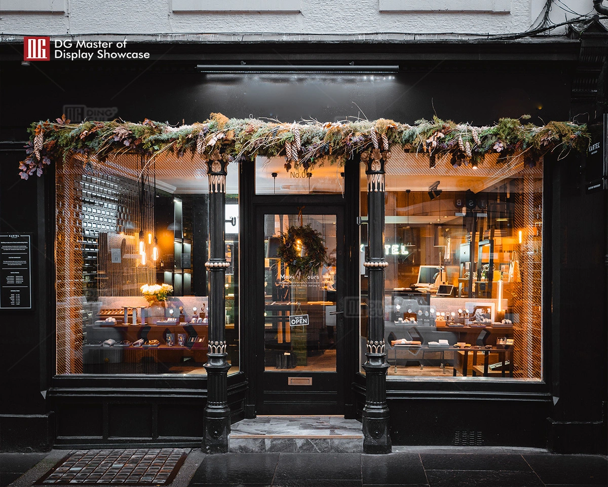 DG showcase high end luxury watch display showcase modernong magarbong shop counter design 1