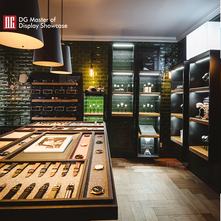 high end pocket watch showcase with custom services | DG Display Showcase 7