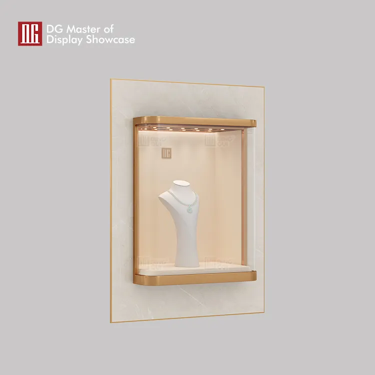 Luxury Jewelry & Watch Showcase with Advanced Security Locking System 2