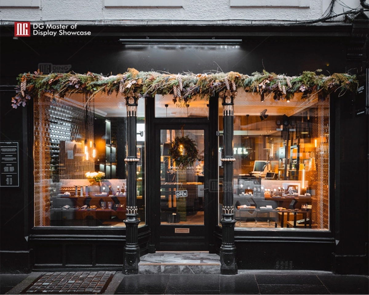 DG showcase high end luxury watch display showcase modernong magarbong shop counter design 6