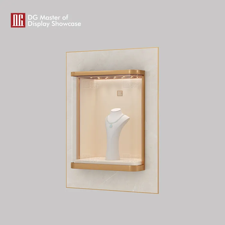 Luxury Jewelry & Watch Showcase with Advanced Security Locking System 3