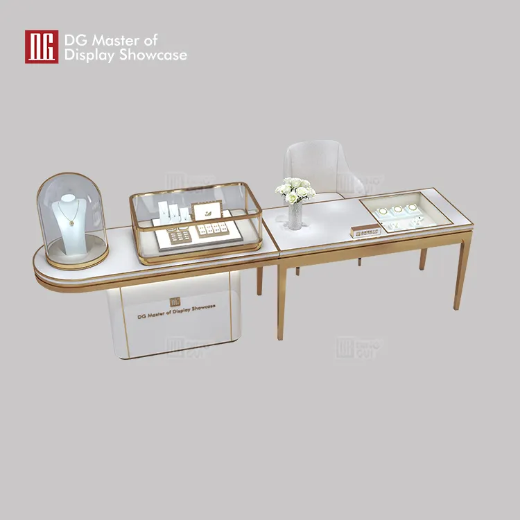 High-End Jewelry Experience Table - Elegant Design, Quality Materials 2