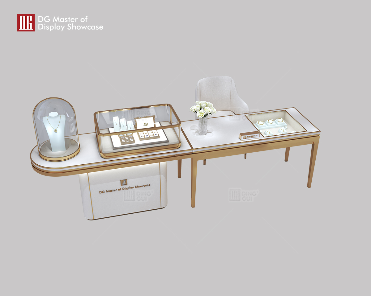 DG Showcase Customized Jewellery Watch Experience Combination Table From China 7