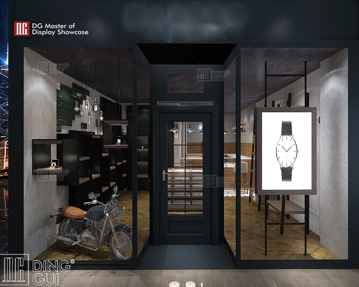 DG showcase brugerdefineret luksus ur display showcase udstilling dekoration producent fra Kina 1