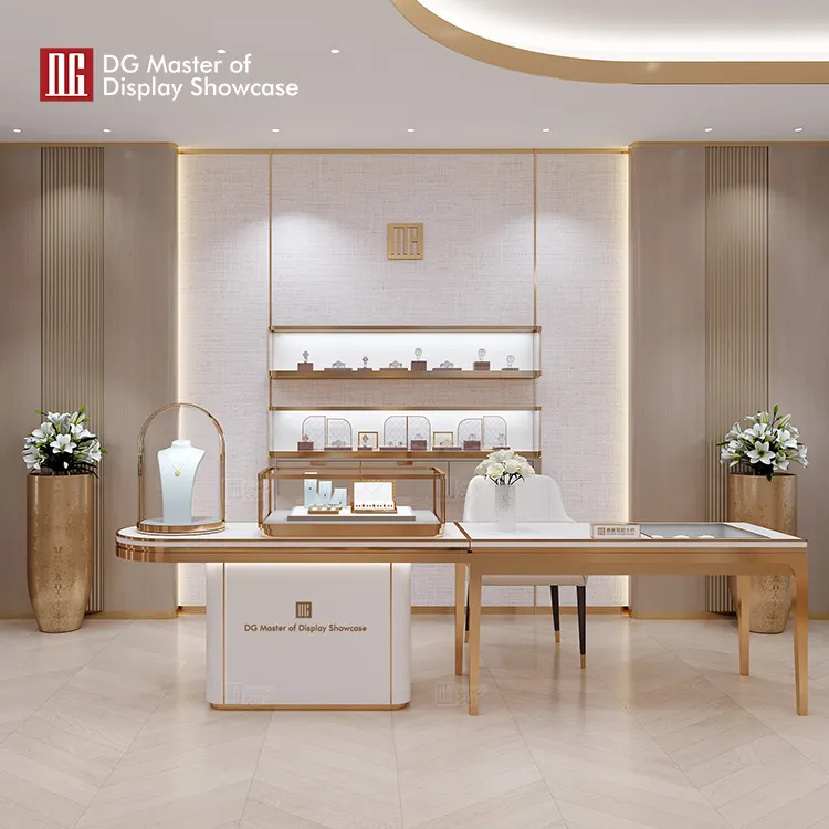 High-End Jewelry Experience Table - Elegant Design, Quality Materials 4