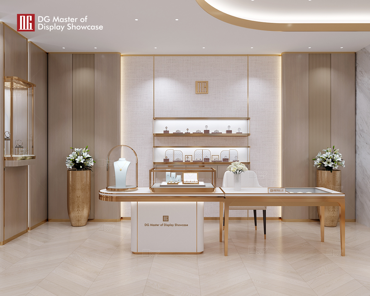 DG Showcase Customized Jewellery Watch Experience Combination Table From China 9