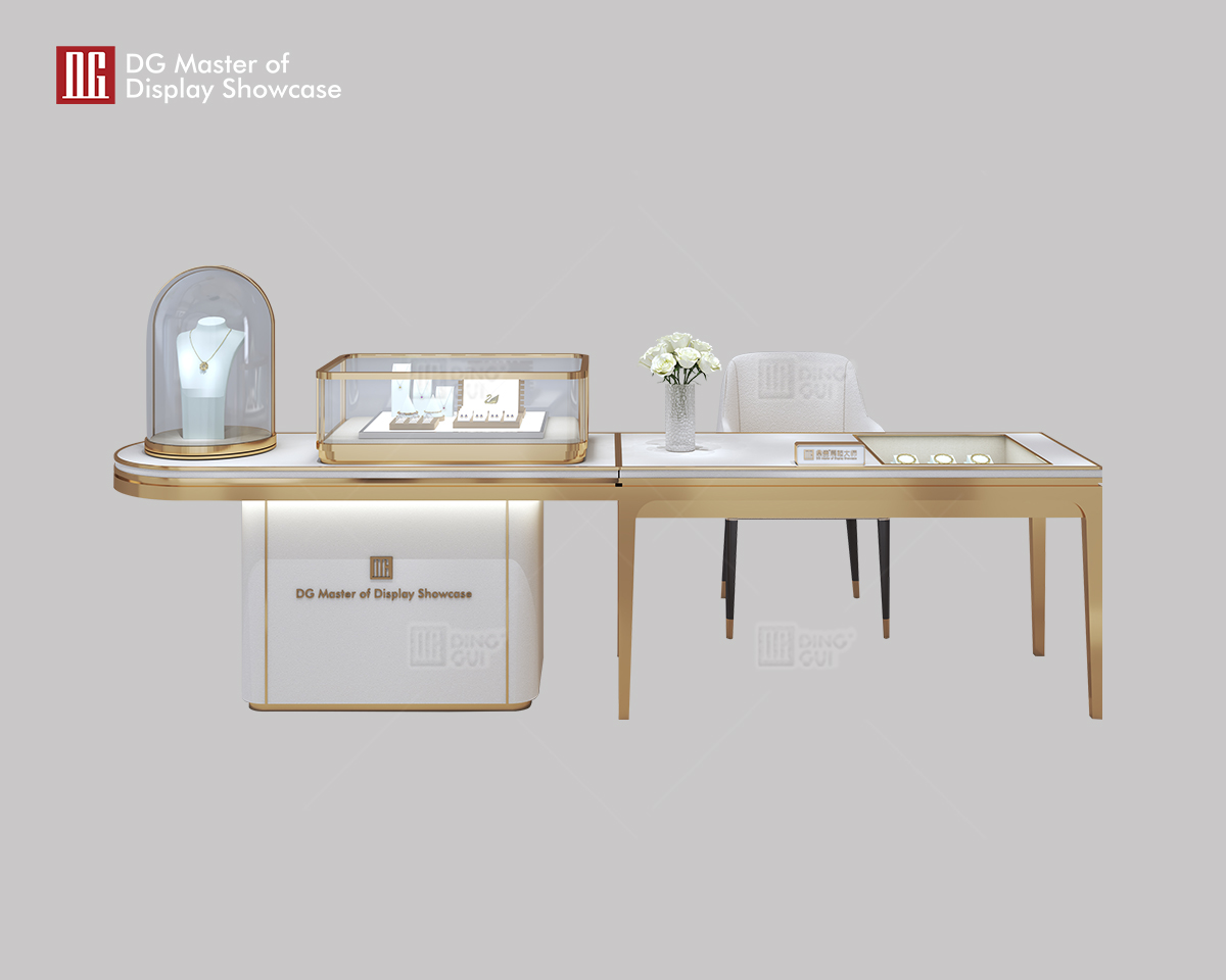 DG Showcase Customized Jewellery Watch Experience Combination Table From China 6