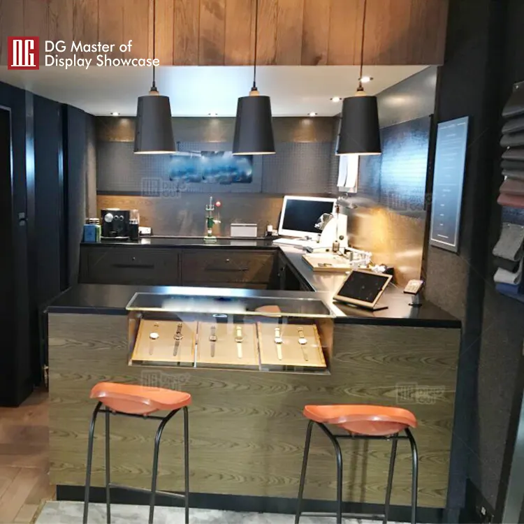 Custom Watch Showcase company national standard Manufacturer | DG Display Showcase 5