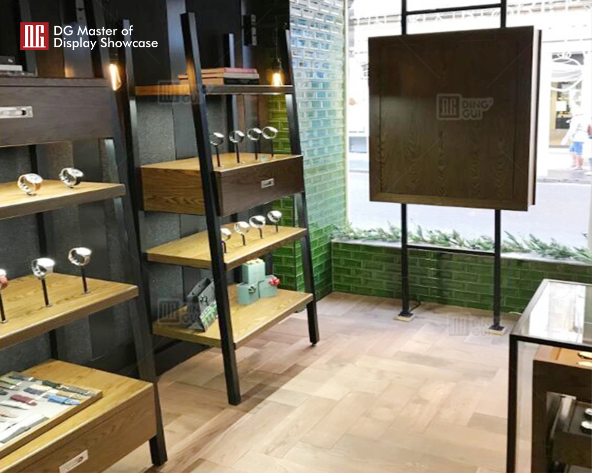DG showcase brugerdefineret luksus ur display showcase udstilling dekoration producent fra Kina 9