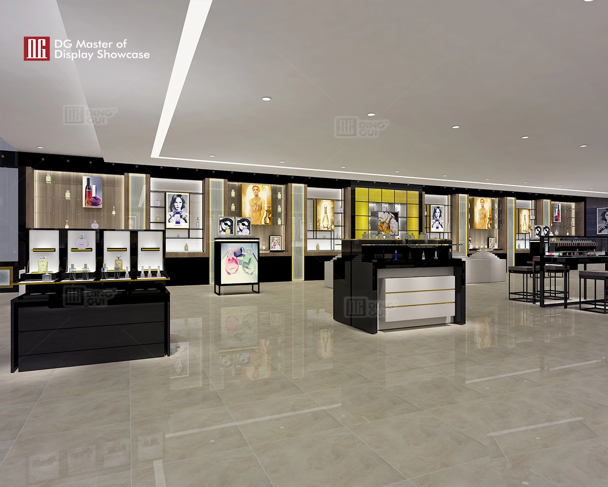 عرض العطور الحديثة من DG Showcase، تصميم مخصص، دعم OEM ODM 1