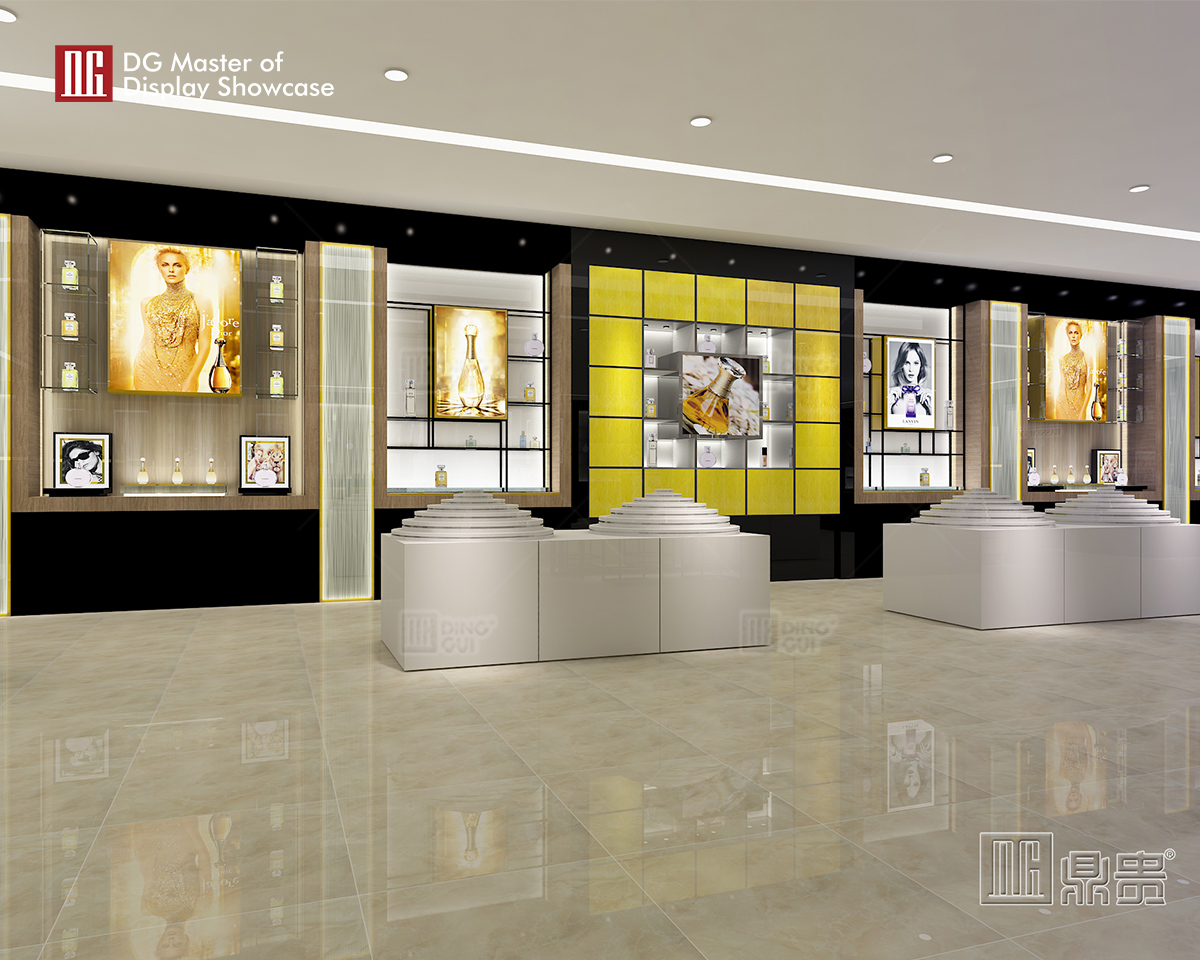 عرض العطور الحديثة من DG Showcase، تصميم مخصص، دعم OEM ODM 8