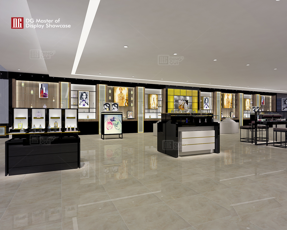 عرض العطور الحديثة من DG Showcase، تصميم مخصص، دعم OEM ODM 6