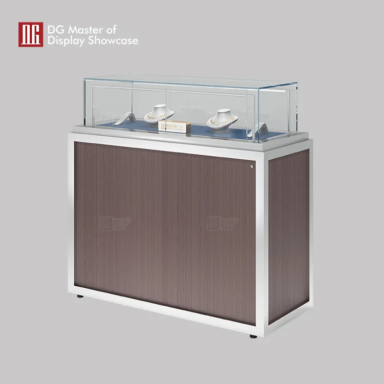 Smart Jewelry Display Cabinet: Theft Prevention & Customizable Lighting 3