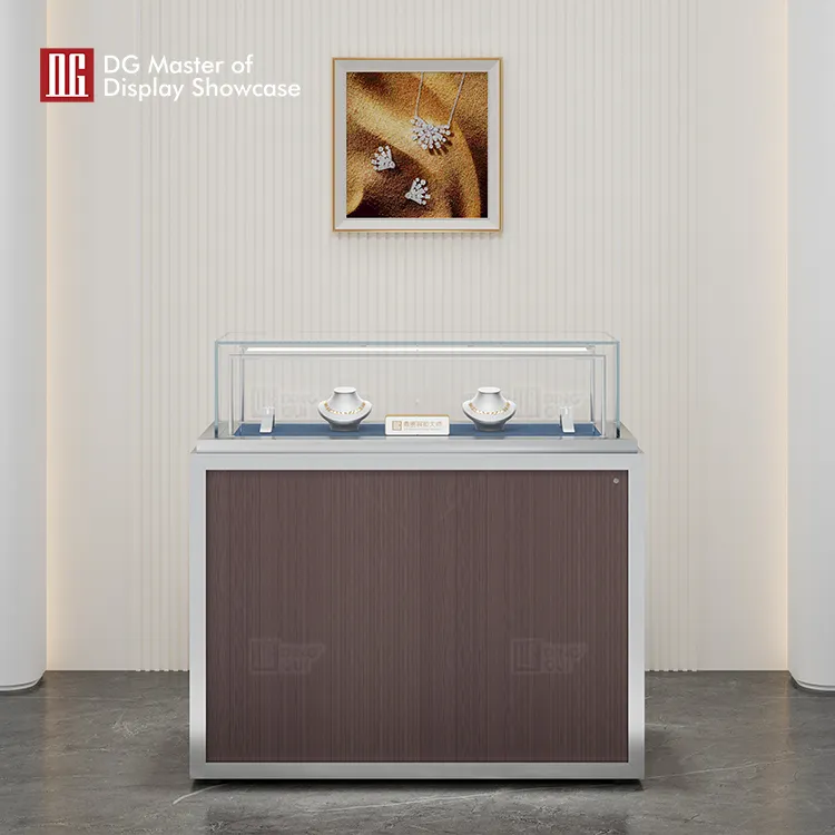 Smart Jewelry Display Cabinet: Theft Prevention & Customizable Lighting 5