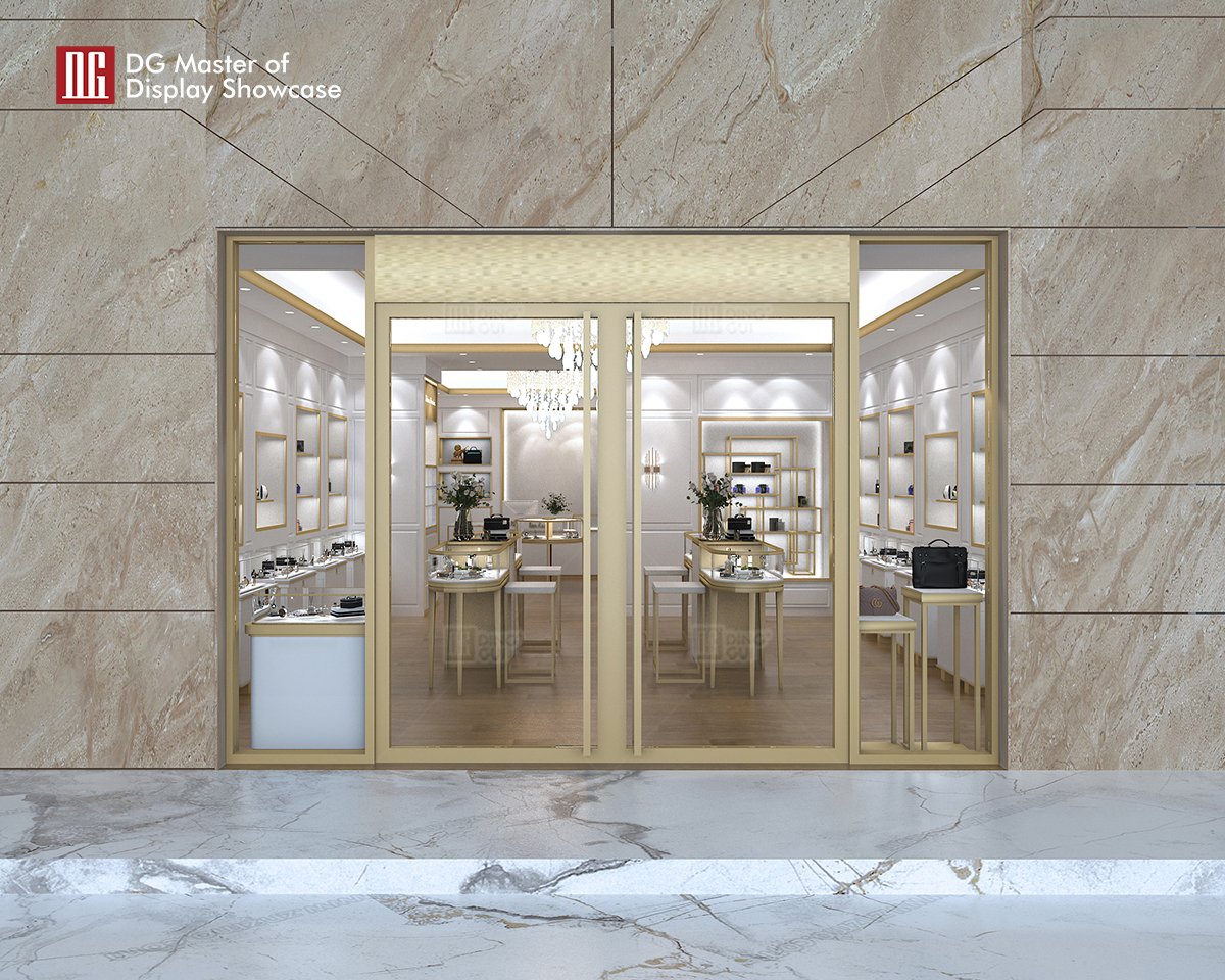 DG showcase moderne parfume display showcase design skønhed indkøbscenter dekorative 10