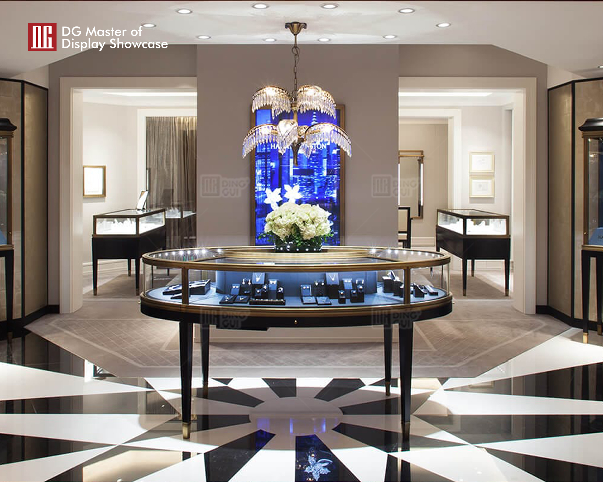 Vitrína DG, luxusné šperky na mieru, vitrína na hodinky, profesionálna vitrína 8