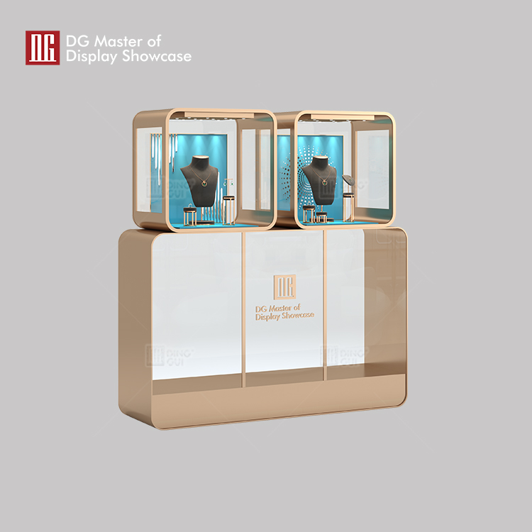 luxury upright glass display cabinet wholesale | DG Display Showcase 8
