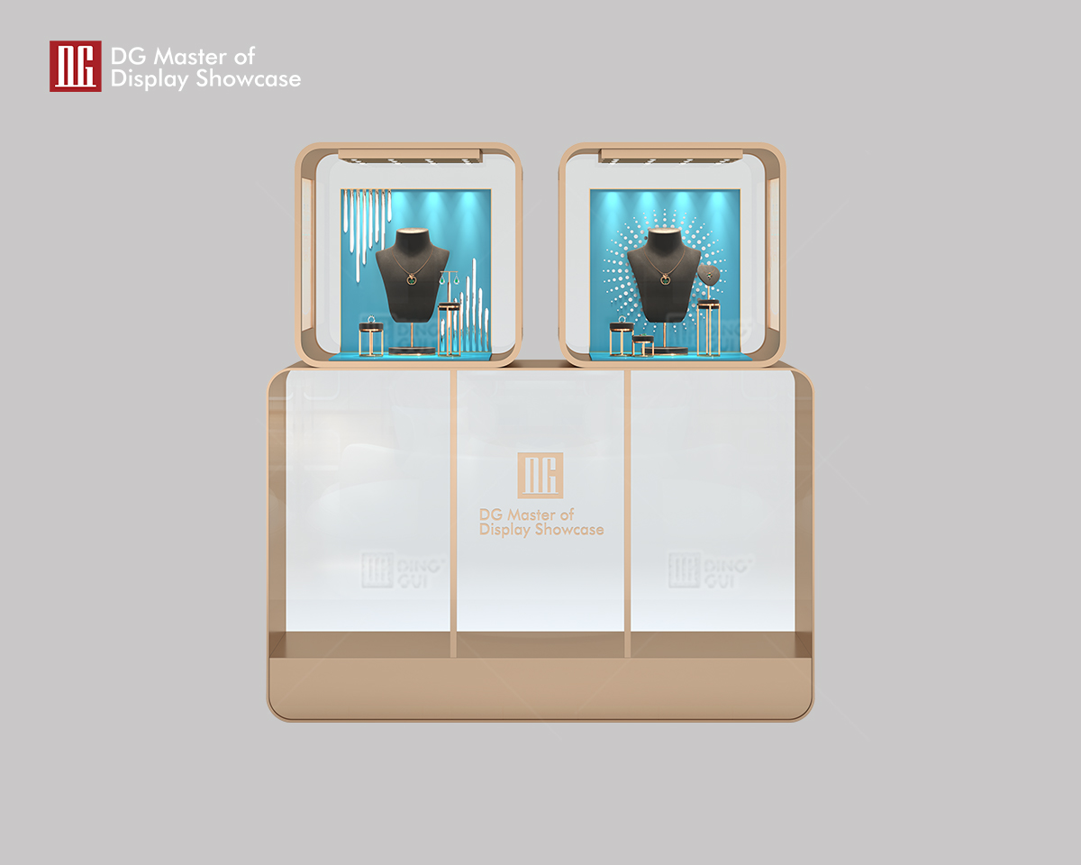 luxury upright display cabinet factory | DG Display Showcase 6