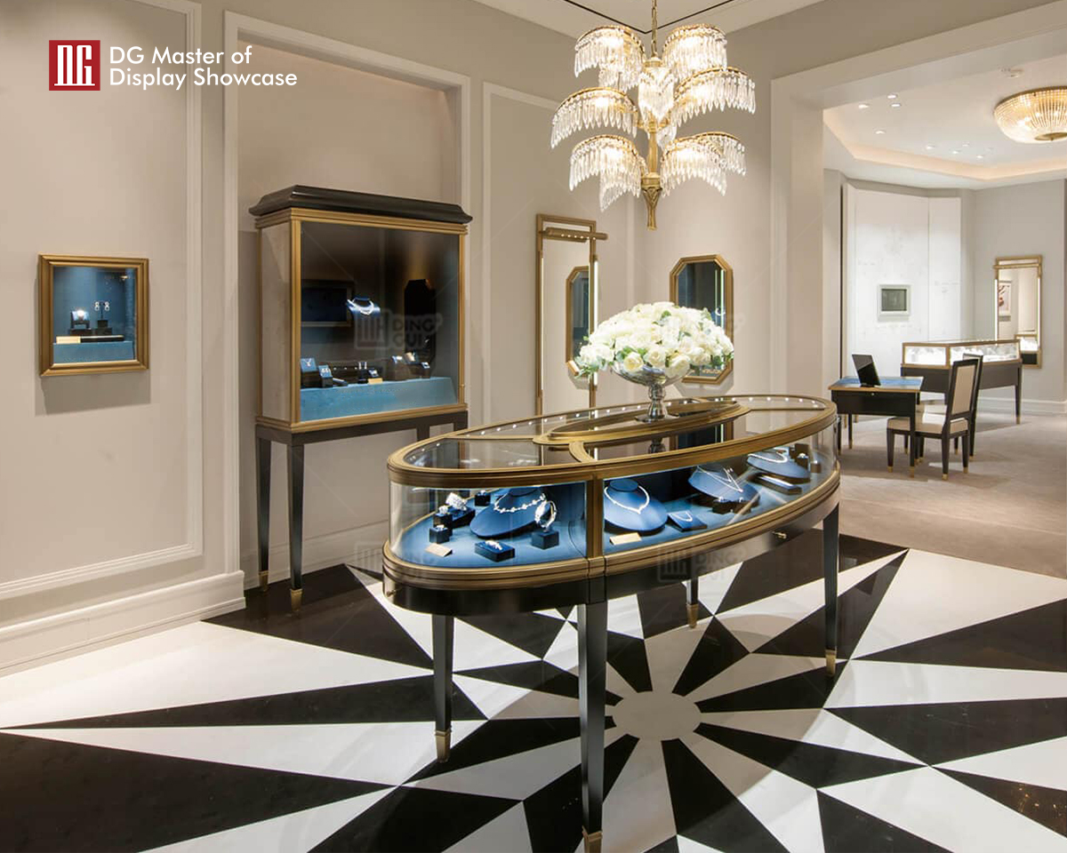 Vitrína DG, luxusné šperky na mieru, vitrína na hodinky, profesionálna vitrína 9