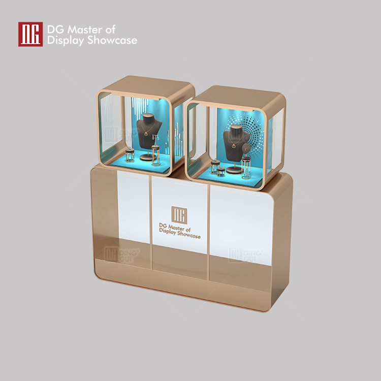 luxury upright glass display cabinet wholesale | DG Display Showcase 7
