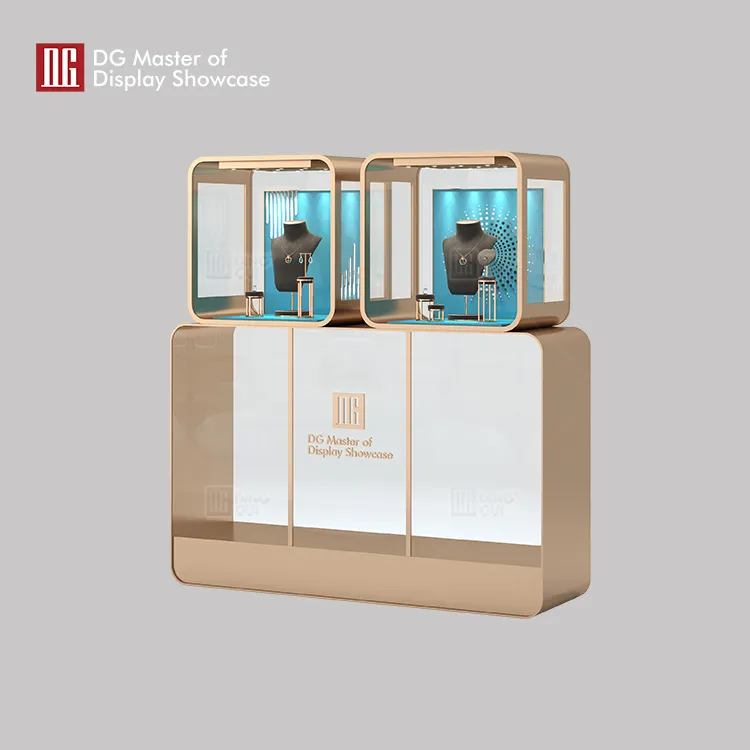 luxury upright display cabinet factory | DG Display Showcase 4