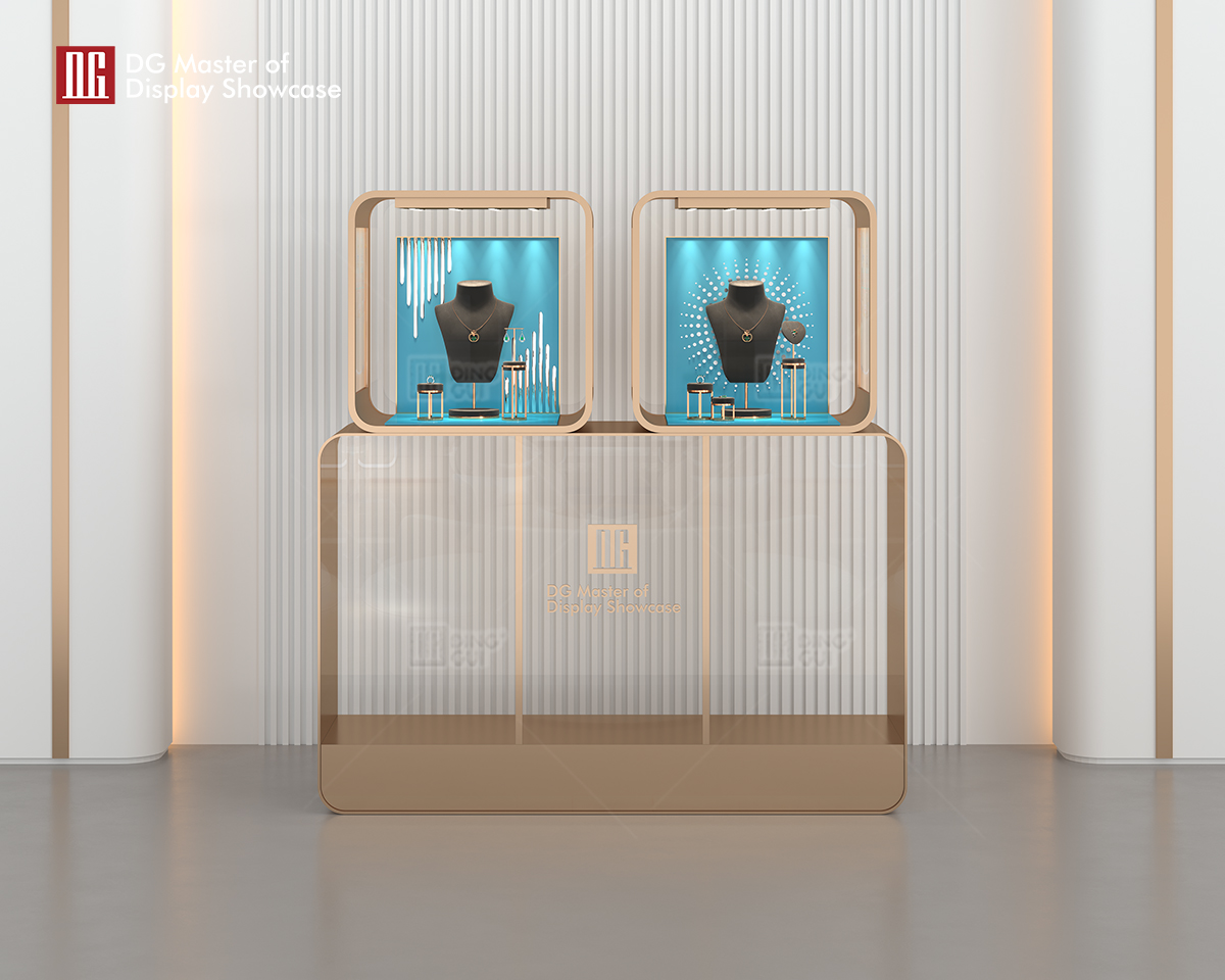 luxury upright display cabinet factory | DG Display Showcase 10