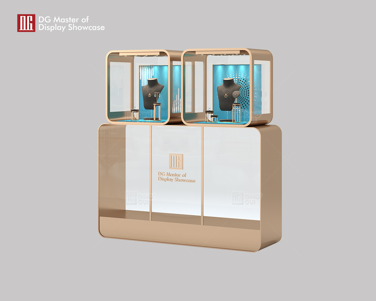 luxury upright display cabinet factory | DG Display Showcase 9