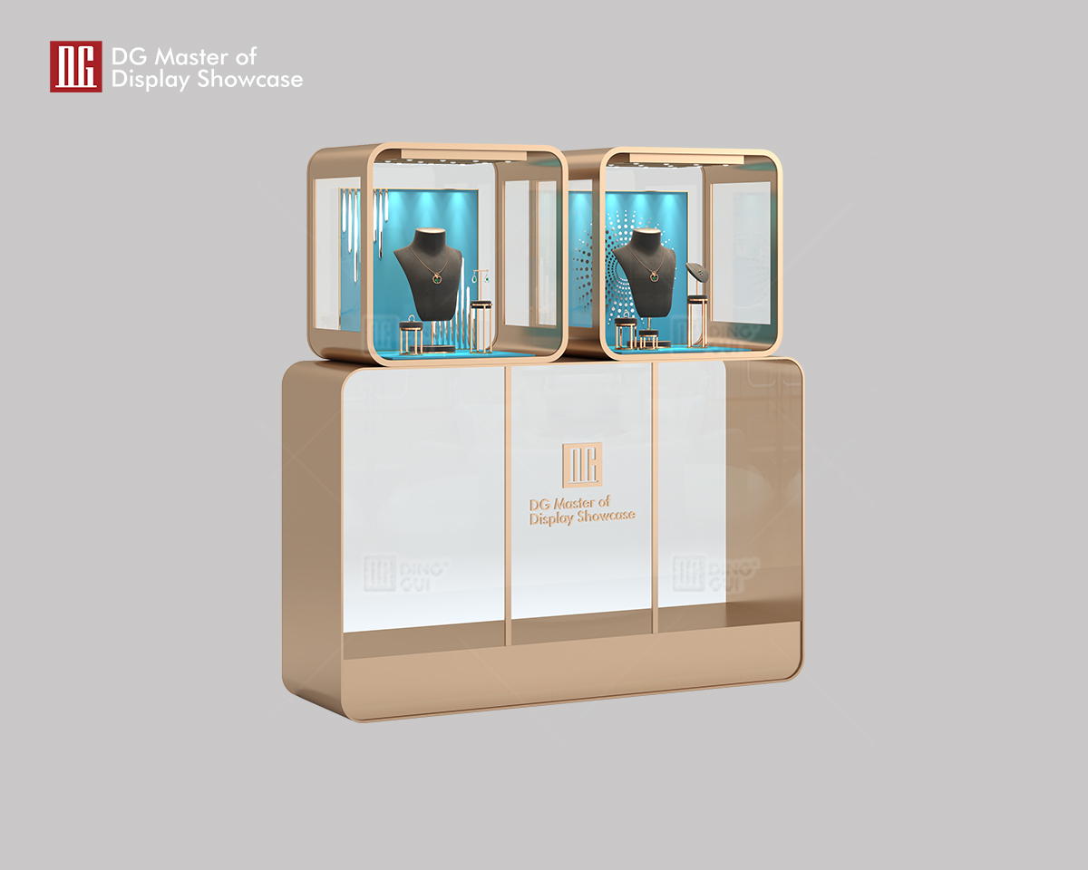 luxury upright display cabinet factory | DG Display Showcase 7