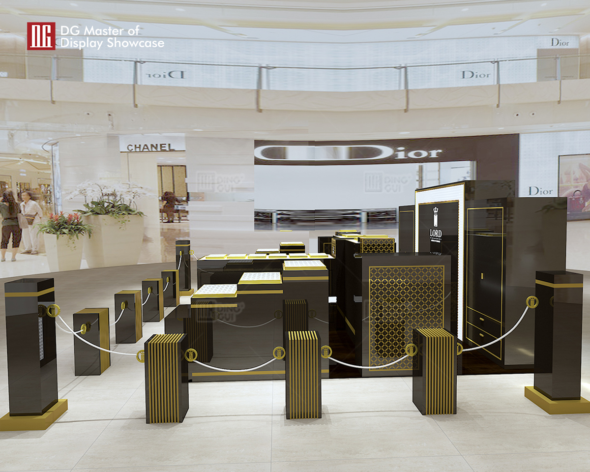 DG Showcase customized luxury perfume display cabinet odm/oem free design support 7