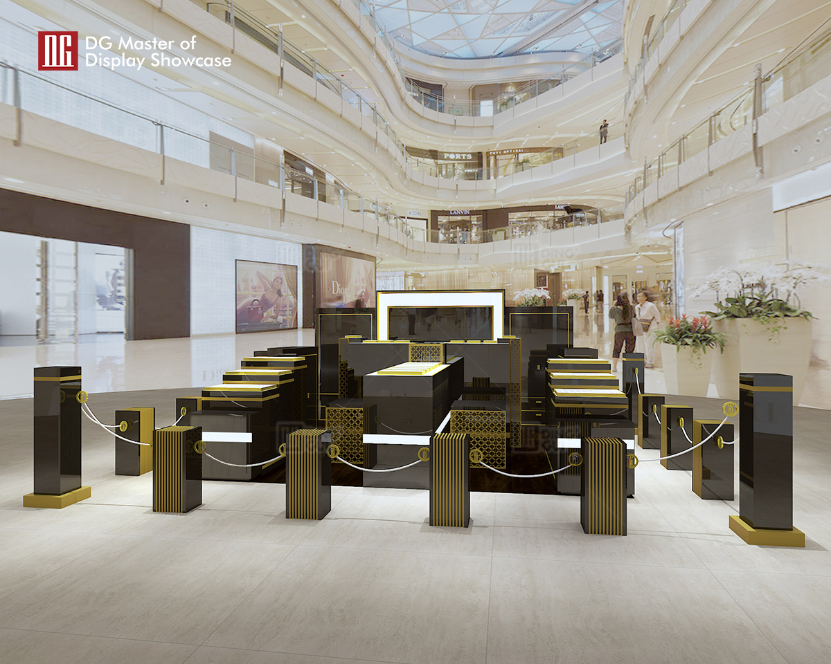 DG Showcase customized luxury perfume display cabinet odm/oem free design support 6